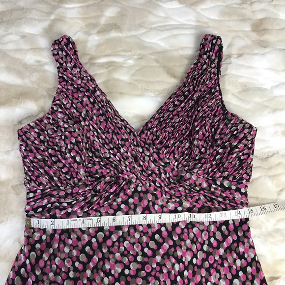 Jones Wear Dress with Polka Dots Size 10 - Picture 7 of 9